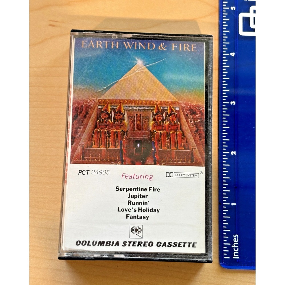 Vintage Earth Wind & Fire All N All Cassette Tape Columbia Funk Soul R&B 34905